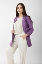 Linen Blazer - Purple