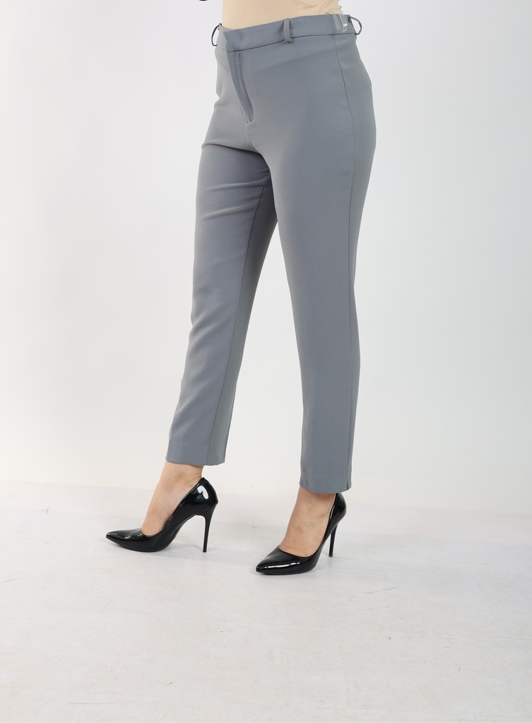 Classic cigarette pants -Crepe Gray 
