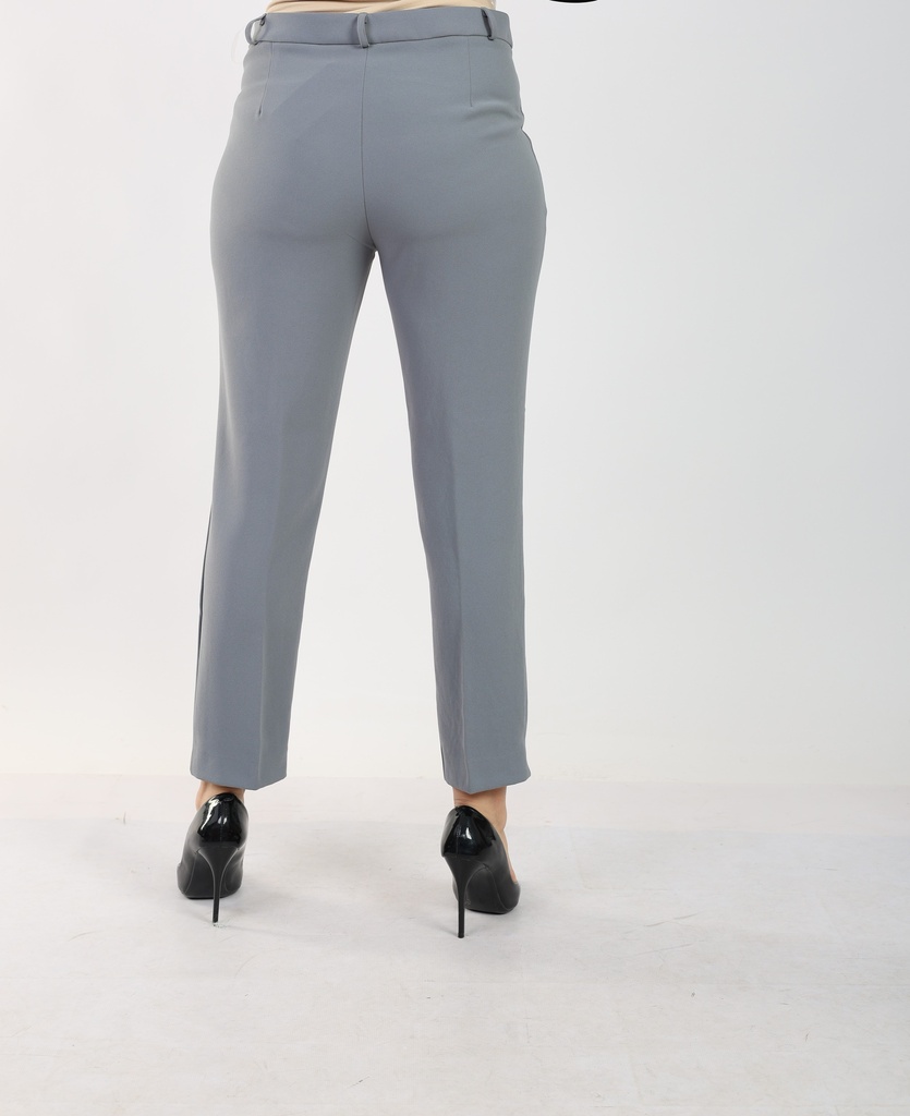 Classic cigarette pants -Crepe Gray 