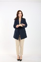Over Sized Blazer - Navy Blue