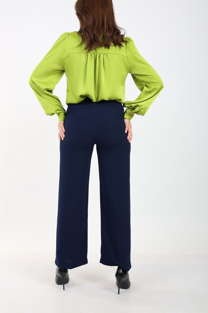 Classic Pants -straight Leg - Navy Blue