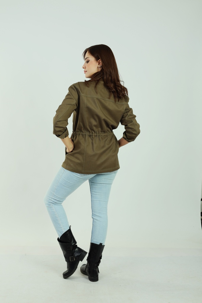 Utility Jacket -Olive Green  