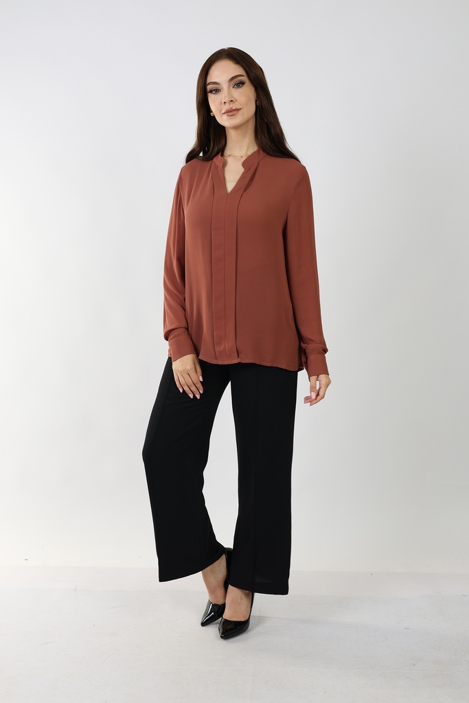 classic Blouse -hazelnut