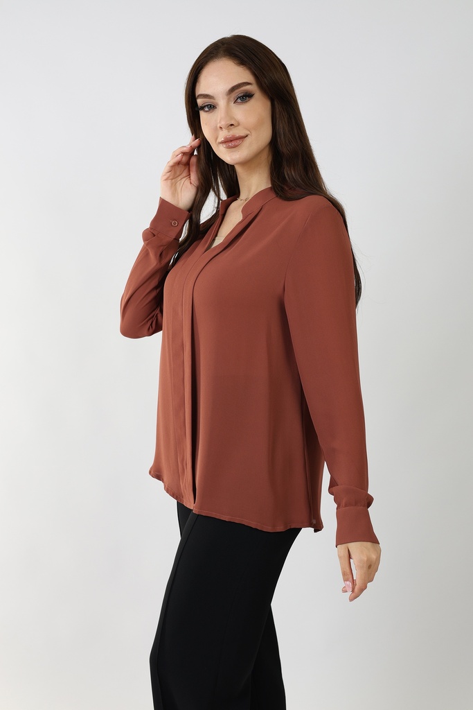 classic Blouse -hazelnut