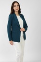 classic blazer- teal
