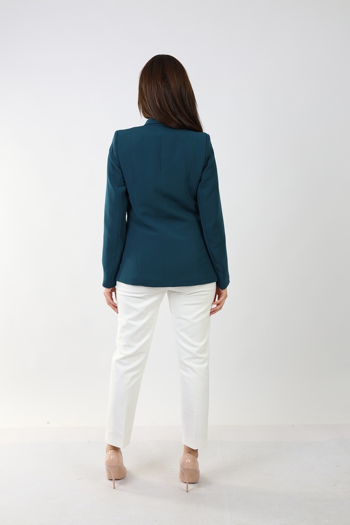 classic blazer- teal