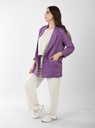 Linen Blazer - Purple