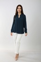classic blouse -  dark teal 