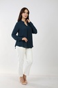 classic blouse -  dark teal 