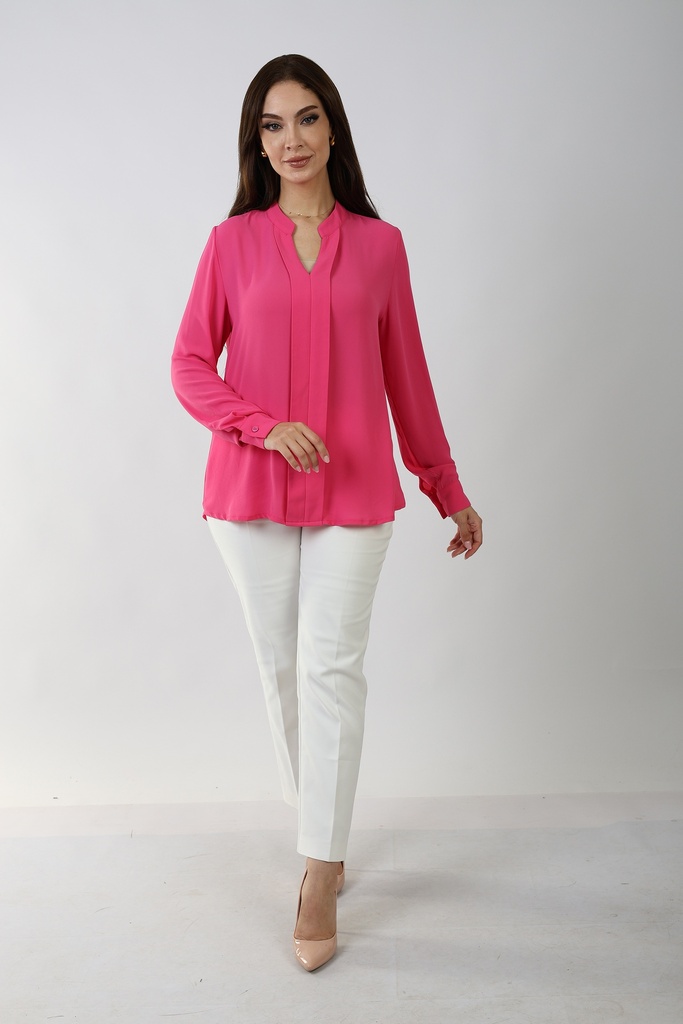 classic Blouse - fuchsia 