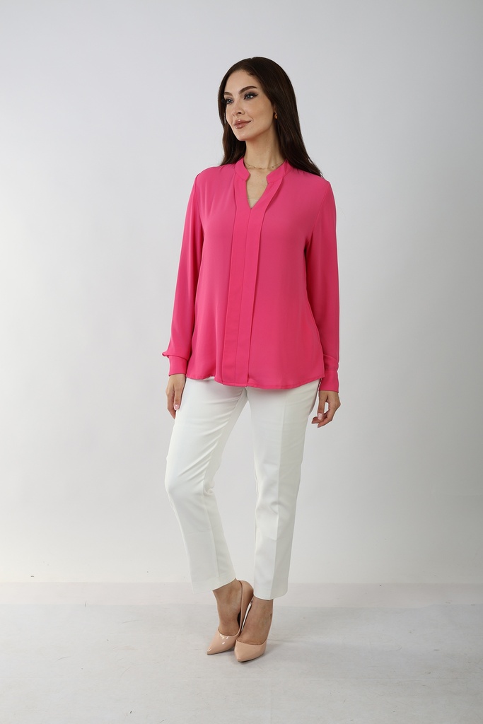 classic Blouse - fuchsia 