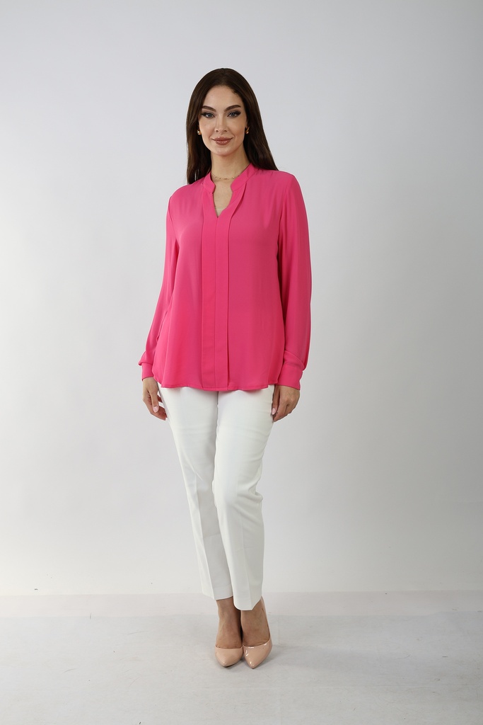 classic Blouse - fuchsia 