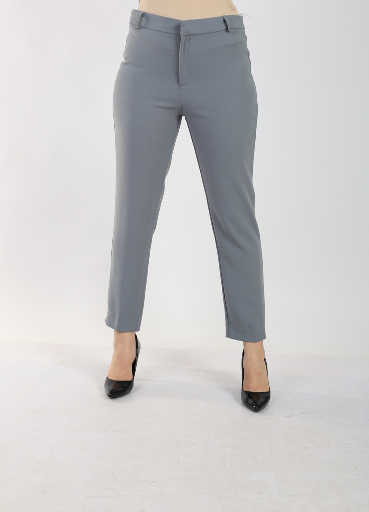 Classic cigarette pants -Crepe Gray 