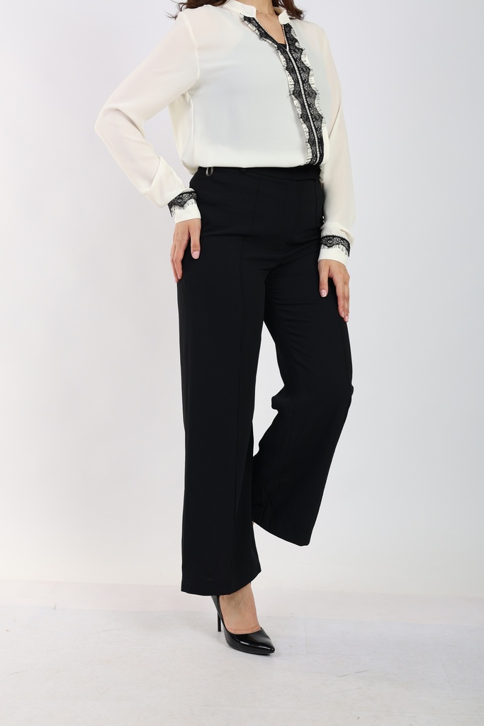 Classic Pants -straight Leg - Black