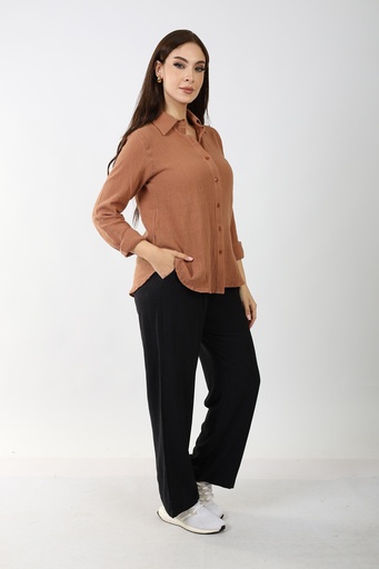 Linen Shirt Caramel