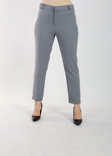 Classic cigarette pants -Crepe Gray 