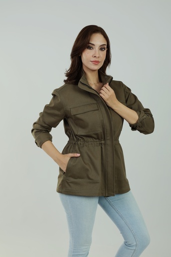 Utility Jacket -Olive Green  