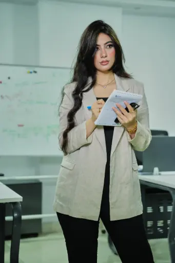 Linen Blazer - beige 